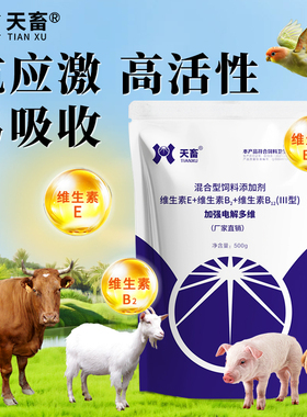 加强电解多维兽用维生素猪牛羊狗鸡鸭水产饲料添加剂速溶微量元素