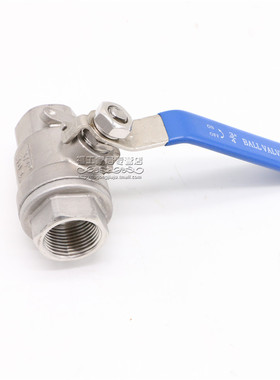 Q11F-16P 304 不锈钢二片式球阀 2PC螺纹球阀DN15 4分 20 6分 25