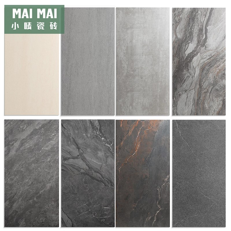 灰色水泥仿古砖600x1200客餐厅柔光背景瓷砖卫生T间大理石板岩地