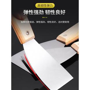 不锈钢油灰刀铲刀清洁铲子墙缝小刮刀抹泥刀刮腻子刀批刀油漆工具