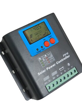 双路12V24V30A太阳能充电控制器48V60A太阳能板锂电池充电器光伏