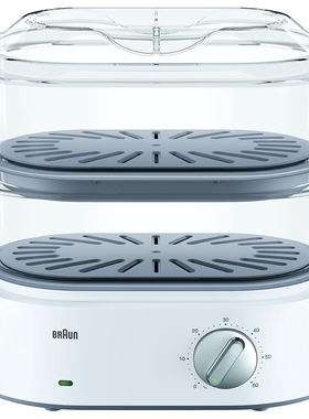 德国直发 原装Braun FS5100不含双酚A快速透明可视电蒸锅