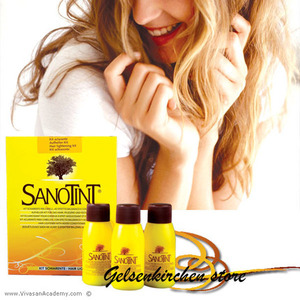 德国直邮 德国Sanotint无氨天然有机植物 染发膏染发剂孕妇也可用