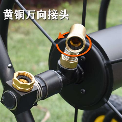 速发大型手推管管收纳层架车用盘水器洗车浇花水管家软管收纳花园