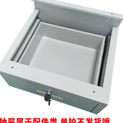 速发桌子下挂防静电工作台带锁拉手铁皮抽屉加装多功能工业