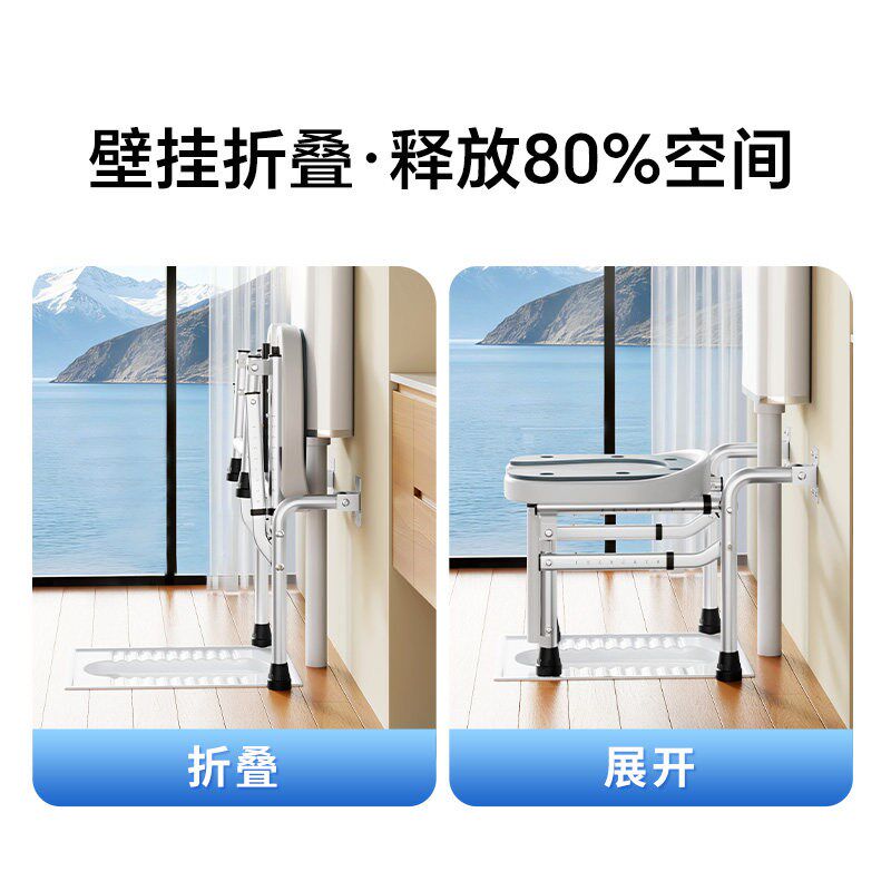 速发老人坐便椅家用结实马桶老年农村用旱厕大号大便凳坐便器蹲坑