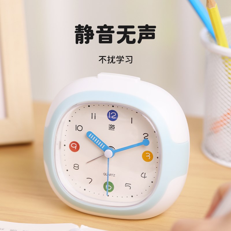 速发20叫5新款闹钟儿童男孩孩自习学律学生专用起床神器强力2醒时
