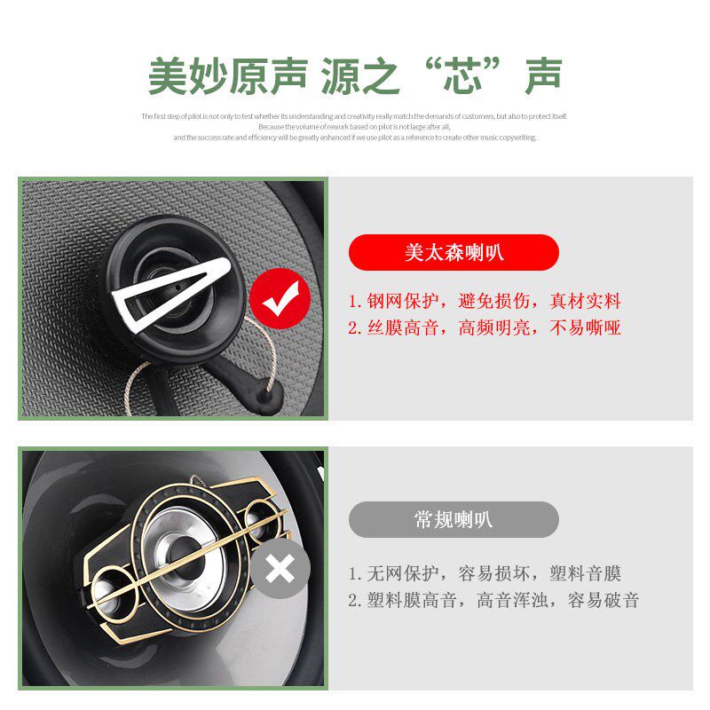 速发江淮瑞风s2s改装前后门高中重低音扬声器汽车低音炮无损