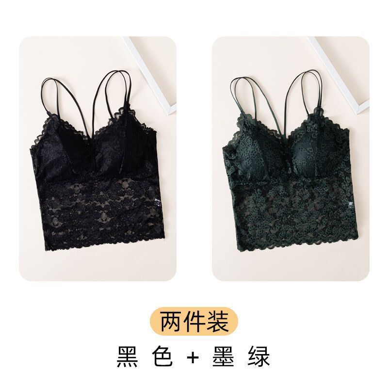 速发性感背心吊带蕾丝美背带胸垫穿季外夏内底小心机打搭上衣长款