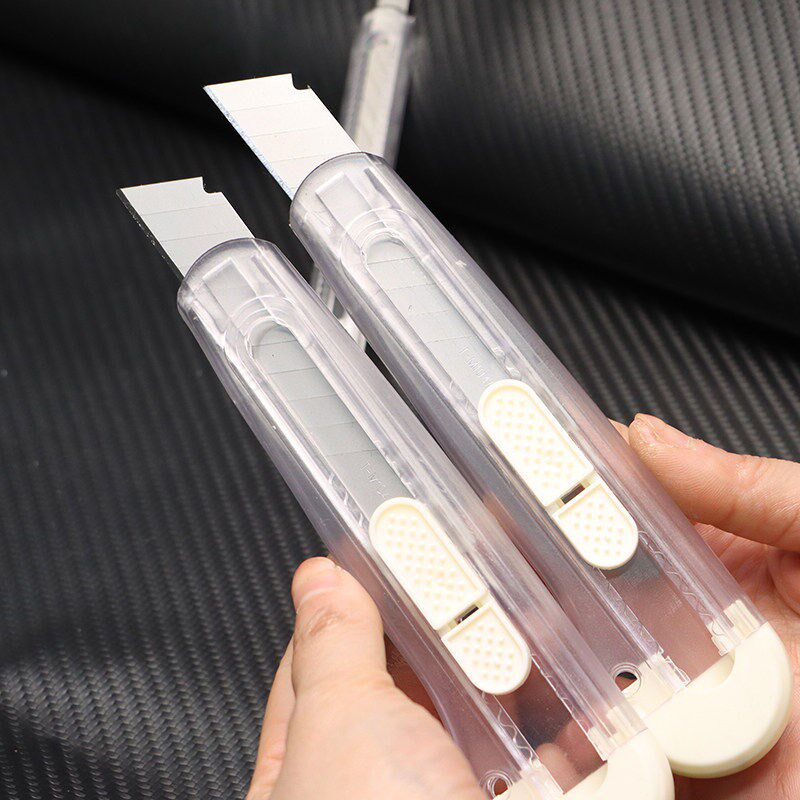 速发塑料拆快递包裹开箱简约美工刀便携式裁纸刀简约拆快递美术削