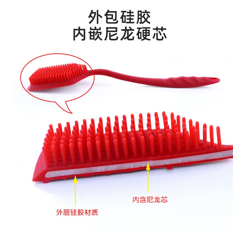 速发现货硅胶锅刷厨房工碟刷可挂式刷子一体小洗锅刷厨房式碗具
