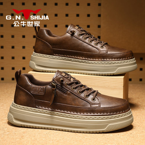 公牛世家男鞋冬季2025新款潮流