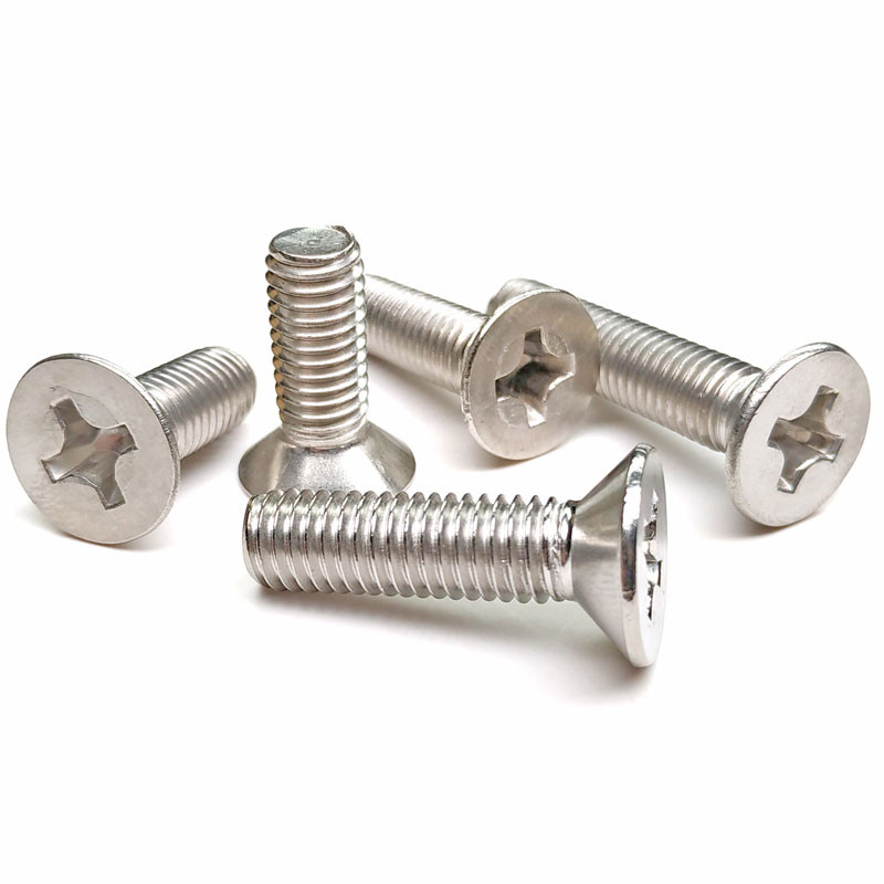 美制沉头螺丝6#-32十字螺丝钉英制平头螺钉M4#-40螺杆M8-32 M2-56