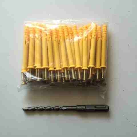 塑料膨胀螺丝涨管家用6mm8mm澎涨螺栓胀管加长膨胀钉彭胀加厚套c8