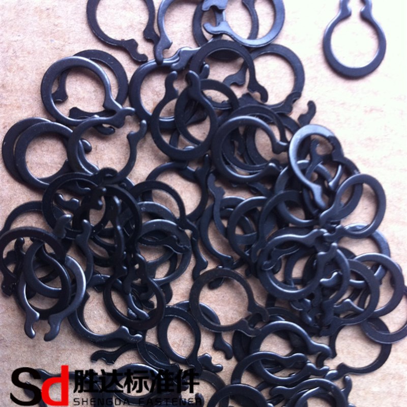 正宗65锰 GB894轴用弹性挡圈 外卡卡簧 葫芦形3/4/5/6~8/1百只