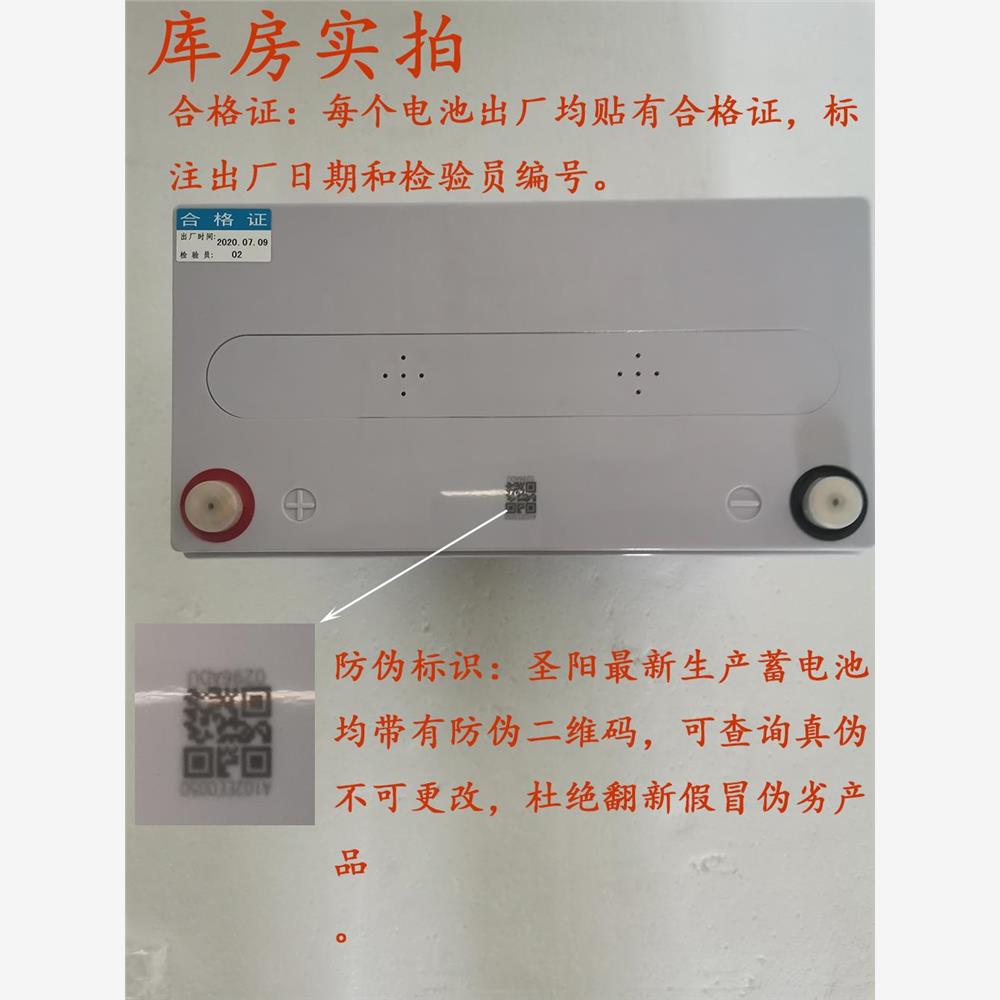 原装圣阳蓄电池SP12-50阀