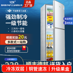 扬子电气小冰箱家用小型冷冻冷藏迷你宿舍出租房二人一级能效节能