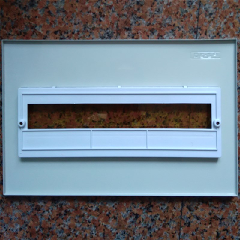 PZ30-18回路大型铁盖板 420*280 配电箱18位铁盖子 箱盖C45面板