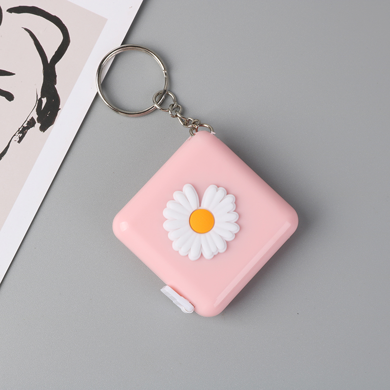 卡通迷你随身便携1.5m软皮尺测量三围腰围衣服一米五小卷尺子家用