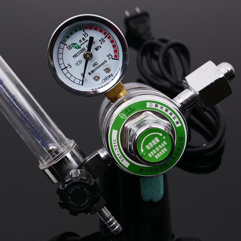 厂促3V二氧化碳减压器表电加热CO2压6力阀调节阀减压二可保焊机配