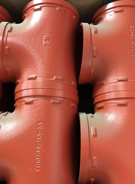 沟槽卡箍三通114 165 108*76沟槽异径三通219159x108 133沟槽