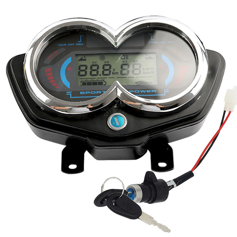 电动三轮车仪表盘液晶仪表总成48v60v72v通用电量表电动车仪表