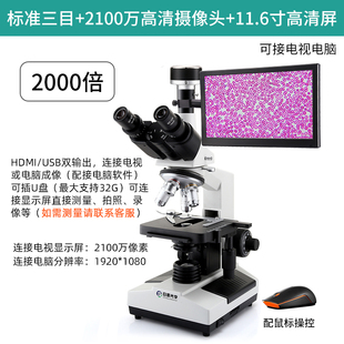 日新光学生物水产养殖显微镜双目专业RXT-76TV精子高清宠物医院三