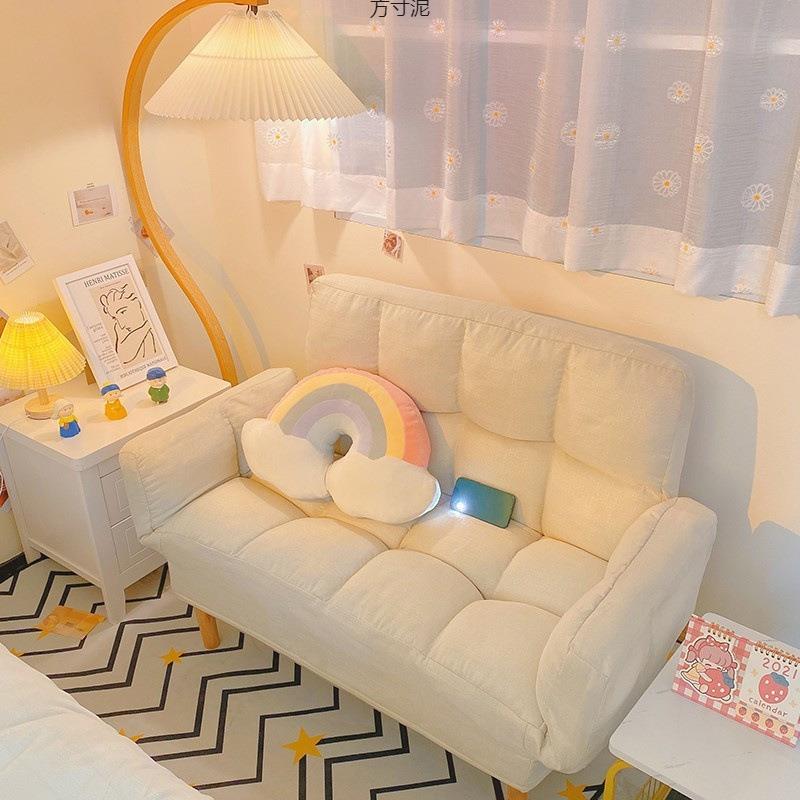 懒人沙发卧室小沙发小户型双人榻榻米网红出租房可折叠单人沙发床