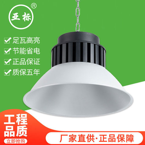 亚标LED压铸铝工矿灯 厂房雷工厂灯仓库车间士吊灯100W  200W照明
