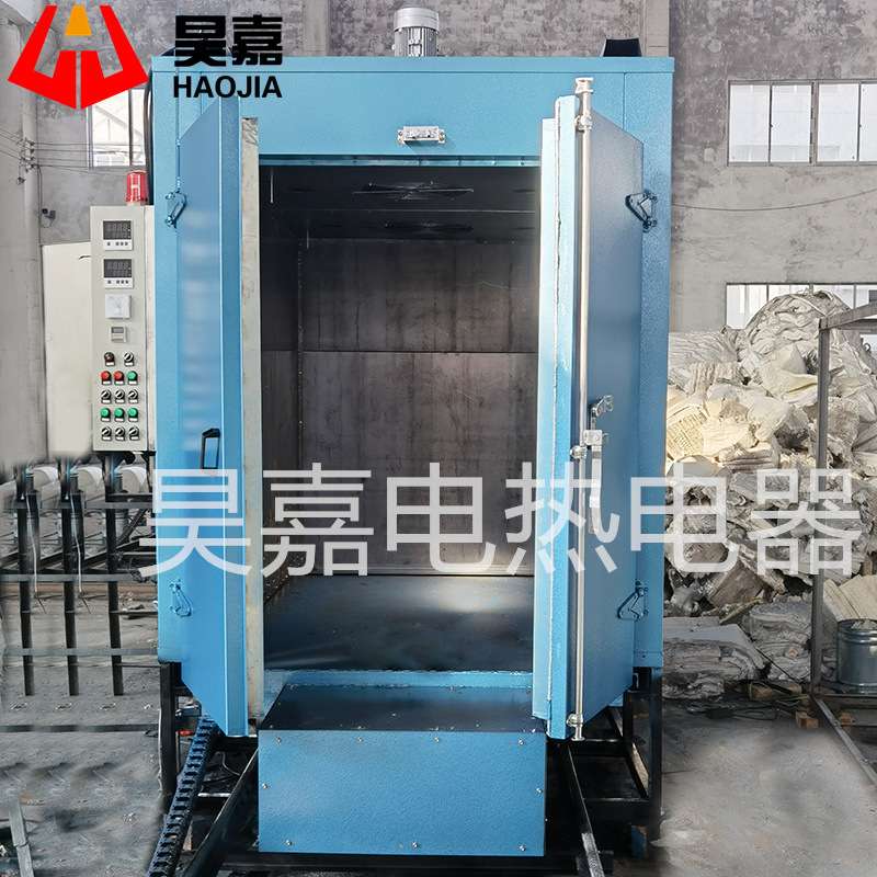 电动台车热风循环烘干设备不锈钢恒温工业高温烘房烤箱0~650℃