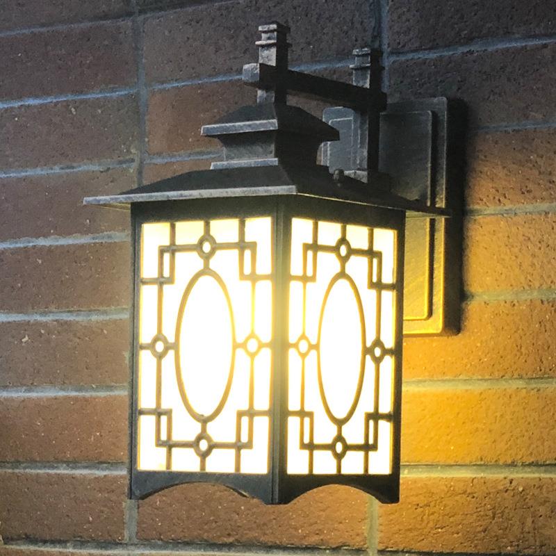 中国风大门门厅入户楼道灯阳台过道外墙庭院花园别墅壁灯别墅专用