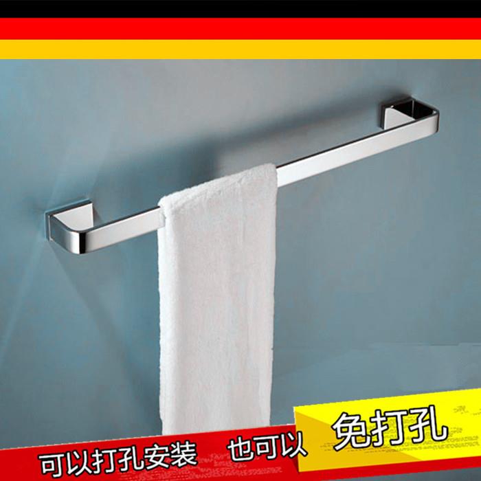 出口德国全铜毛巾杆毛巾单杆 卫生间毛巾架 浴巾杆浴室五金挂件