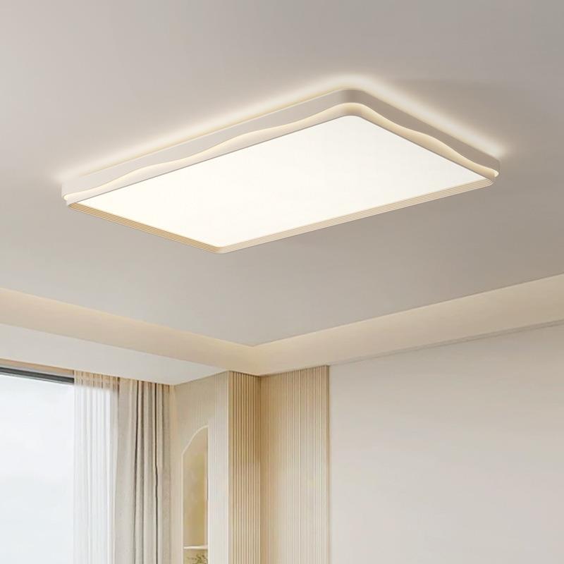 奶油风客厅吸顶灯北欧创意大厅主灯温馨卧室灯全屋智能灯具套餐