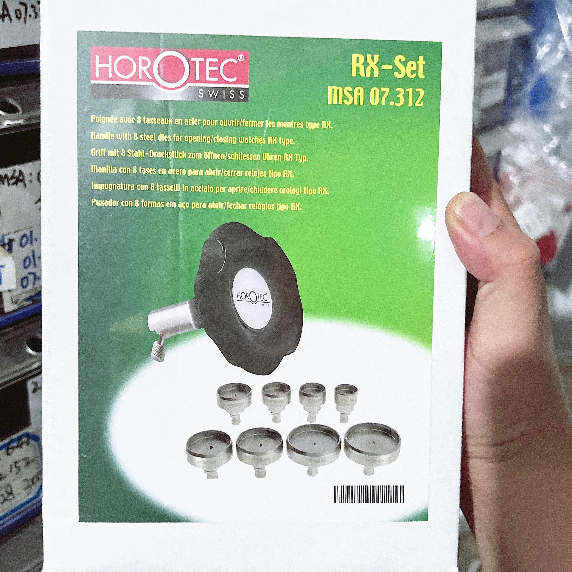 瑞士原装HOROTEC MSA07.312代替MSA07.306 劳表开底盖器 8个膜具