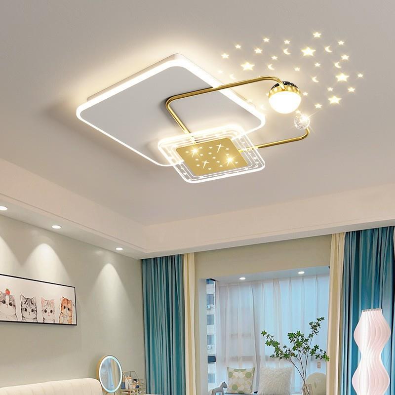 现代简约护眼客厅大气轻奢星空吸顶灯主灯卧室餐厅异形全屋灯具