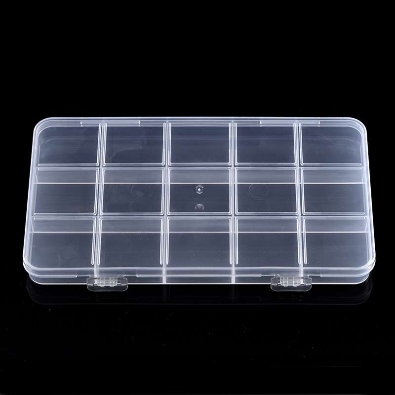 15格分格可拆积木模型零件配件电子元器件分类小盒子pp塑料收纳盒