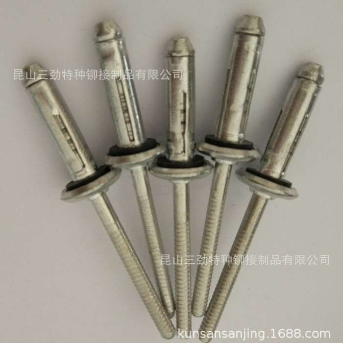 防水灯笼抽芯铆钉全铝灯笼型拉铆钉密封圈型防水灯笼铆钉规格齐全