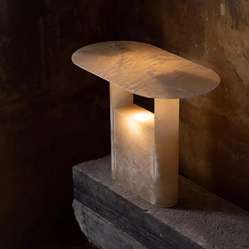 进口西班牙云石台灯现代简约设计师款样板房台灯酒店民宿