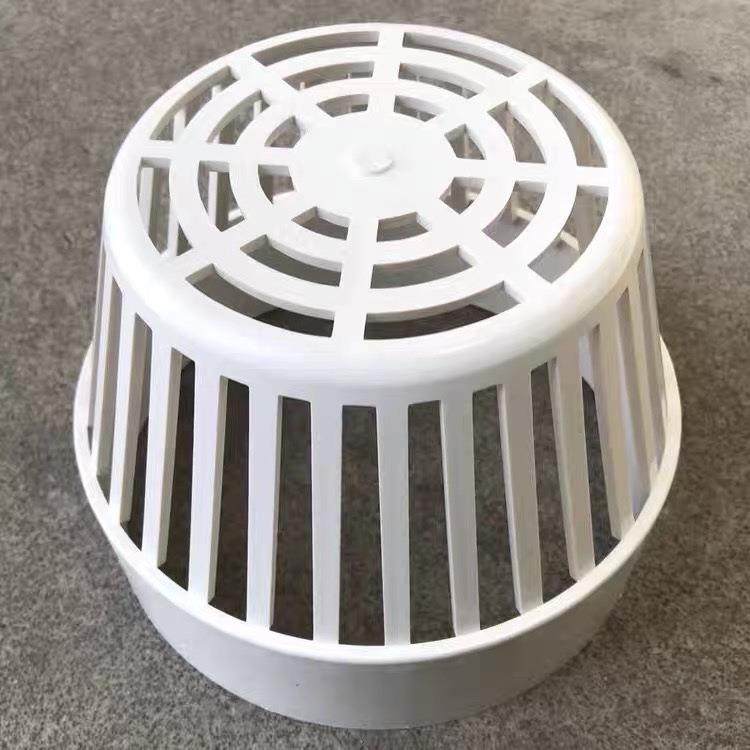 PVC排水管透气帽 天台地漏过滤帽 8寸管用通气网罩帽75-200mm