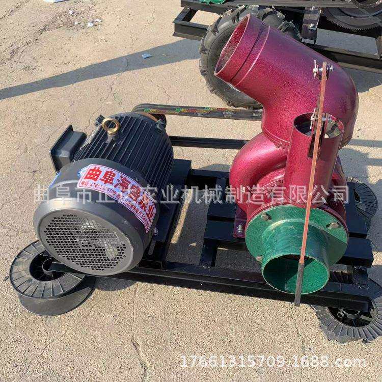 拖拉机后输出带动6英寸灌溉水泵 农用浇灌设备单缸柴油动力排水泵