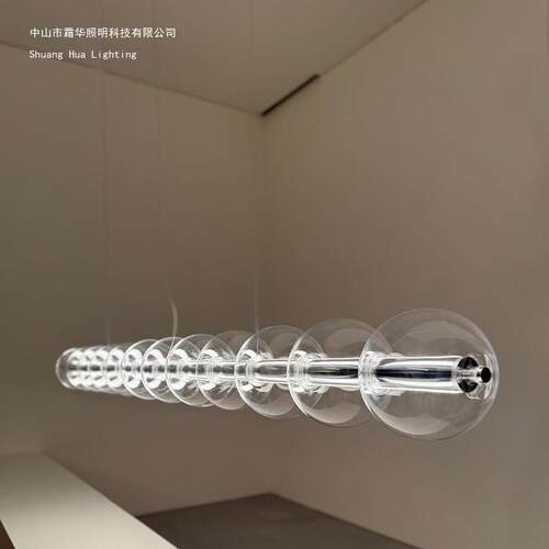意大利Luce Sferica餐厅吧台玻璃吊灯设计师桌岛台长条灯2025新款