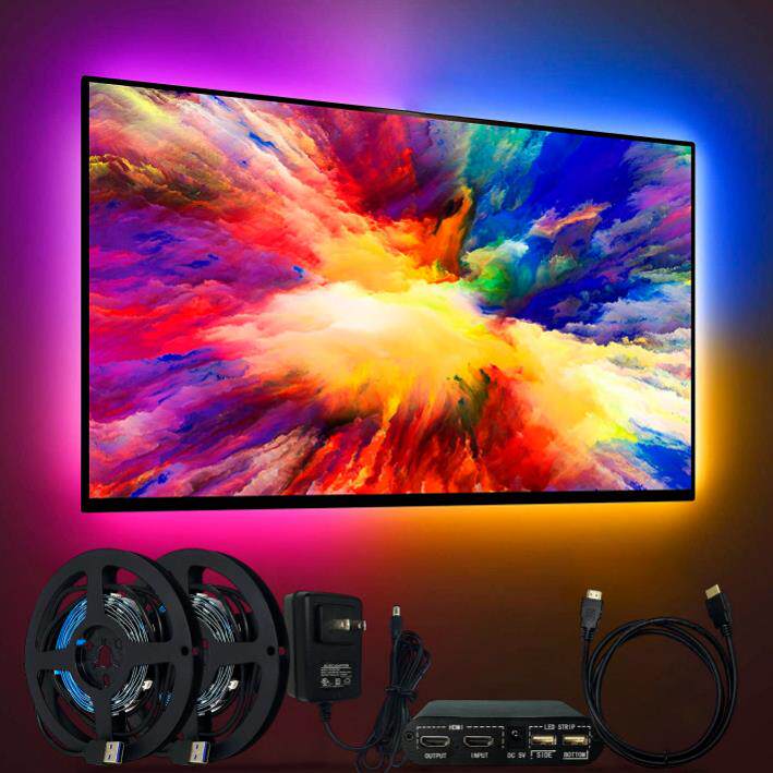 智能同步画面TV环境光灯带电视颜色同步灯电视氛围灯安装方便