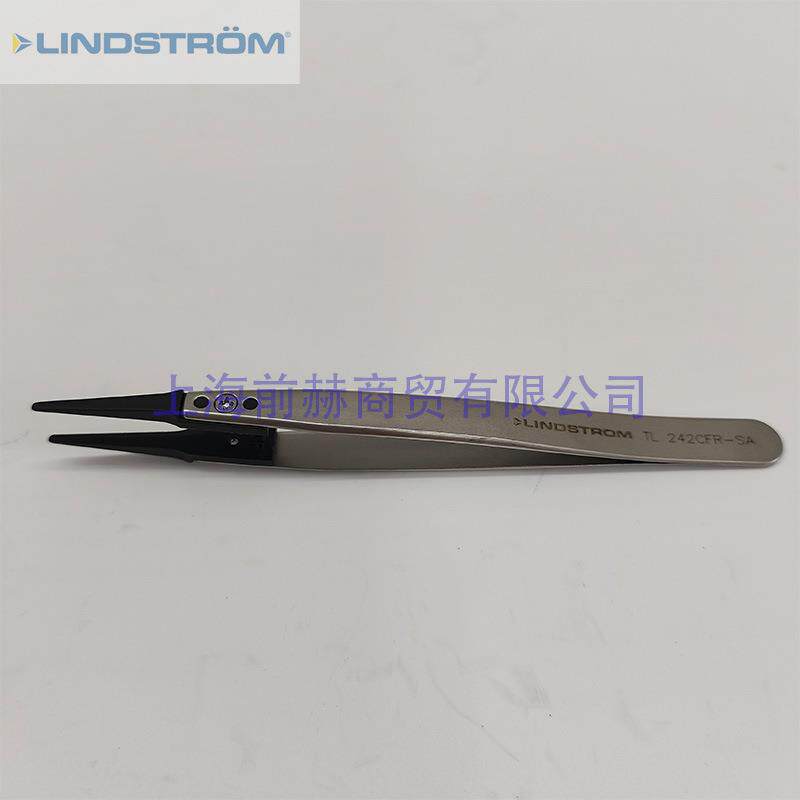 瑞典 LINDSTROM TL 242CFR-SA碳纤维塑料可更换ESD防静电镊子