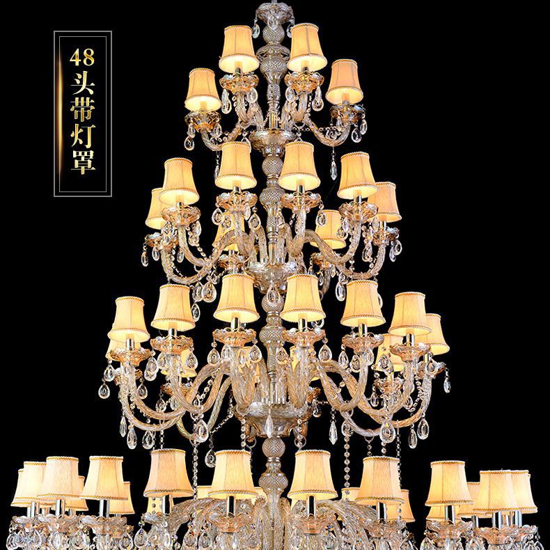 批发简欧吊灯水晶灯客厅 灯具新款高端蜡烛埃及水晶阿斯福餐厅卧