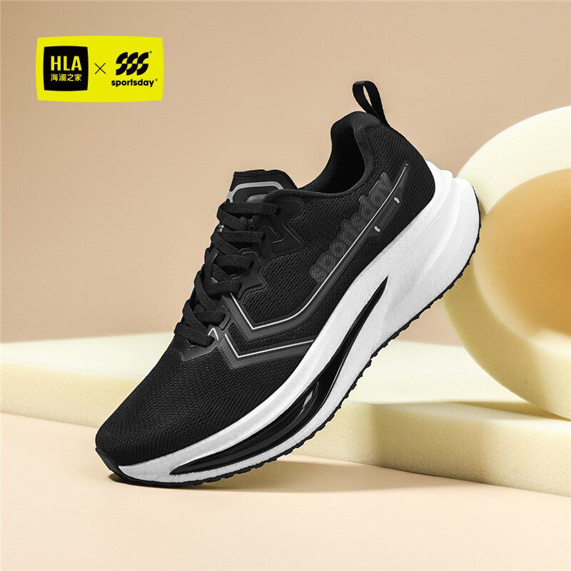 海澜之家男鞋春季初中学生中考体考专用鞋飞织透气休闲运动跑步鞋