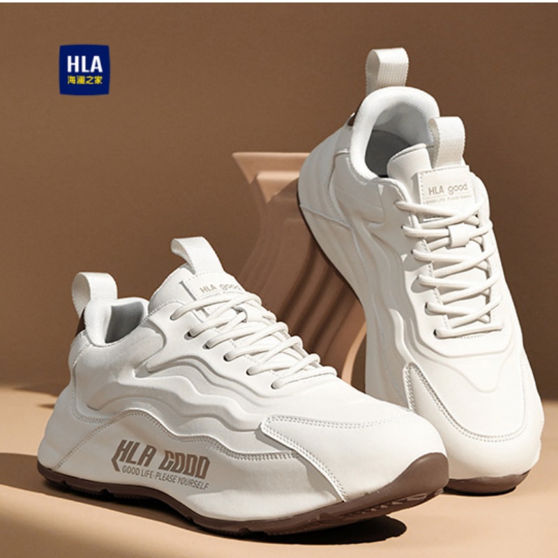 海澜之家男鞋冬季2025新款加绒棉鞋老爹鞋青少年运动休闲小白鞋男