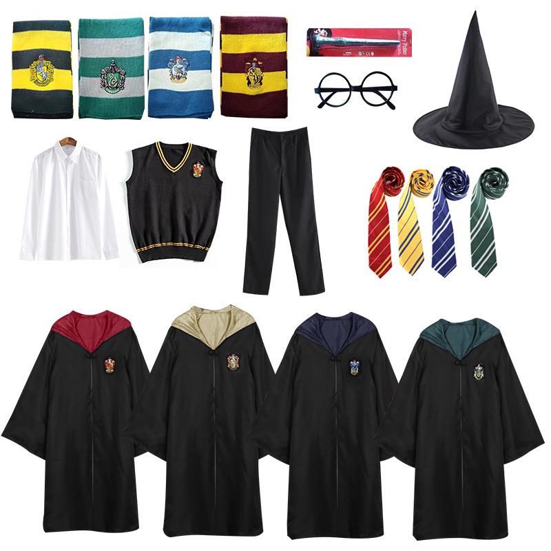Harry Potter Halloween cosplay costume magic robe cloak