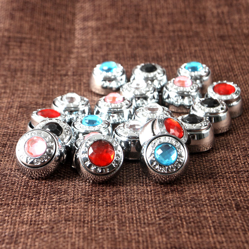 速发新交规汽盘防盗螺丝帽 水晶螺 帽丝镶钻 托车固封扣