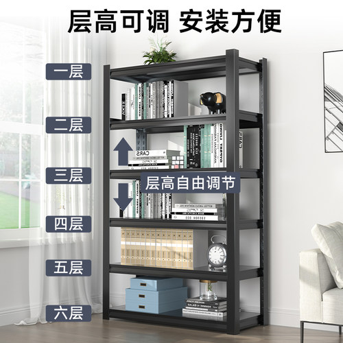 速发仓储货架置物架多层落地家用储藏地下室杂物收纳架超市快递储