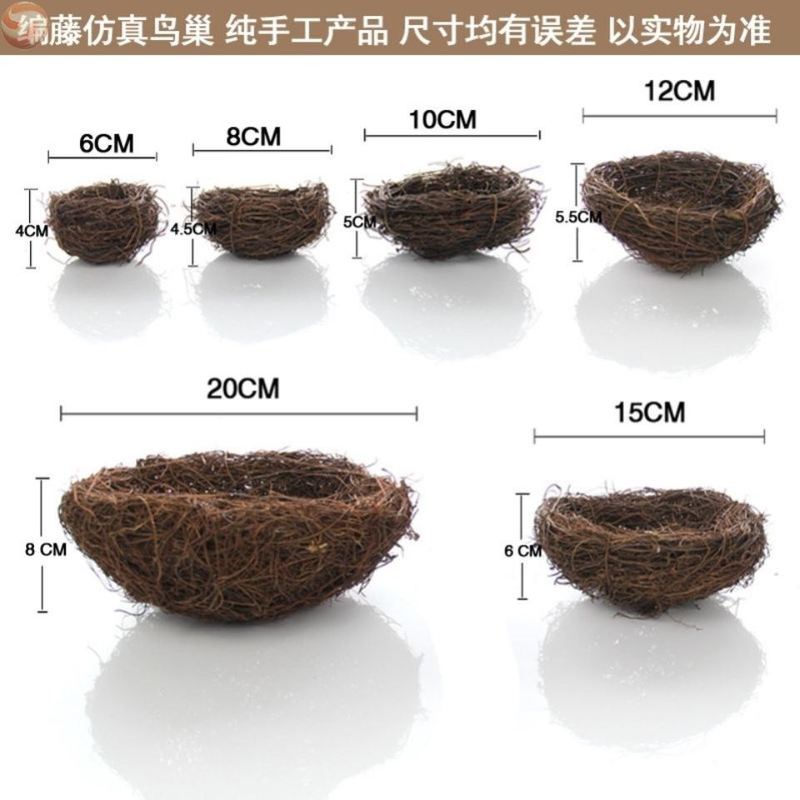 速发燕子窝鸽子孵蛋繁殖屋檐挂墙元宝鸟巢模型鸟窝户外悬挂图片